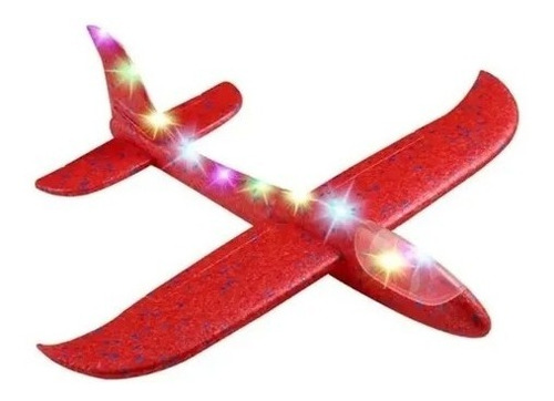 Avião De Brinquedo Planador Com Luz De Isopor Voa De Verdade